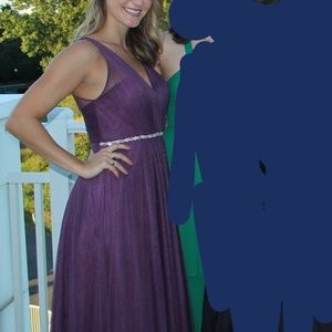 Jenny Yoo Purple Tulle Dress